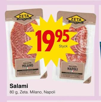 Matöppet Salami erbjuda