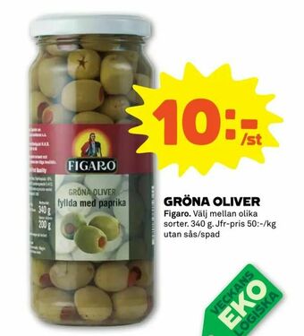 Stora Coop Gröna oliver erbjuda