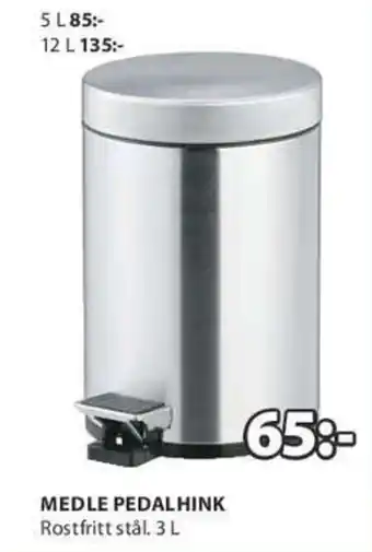 JYSK Medle Pedalhink 3L erbjuda