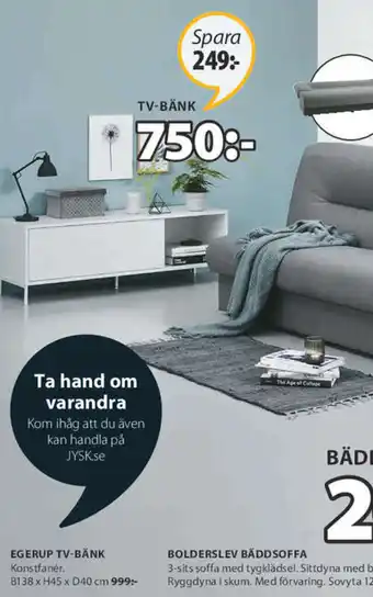 Egerup TV-Bänk
