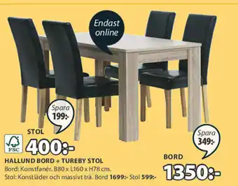 JYSK Tureby Stol erbjuda