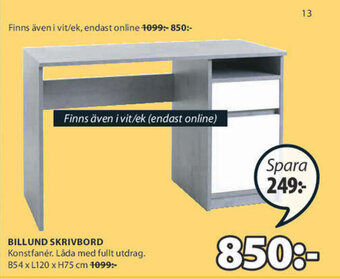 JYSK Billund Skrivbord erbjuda