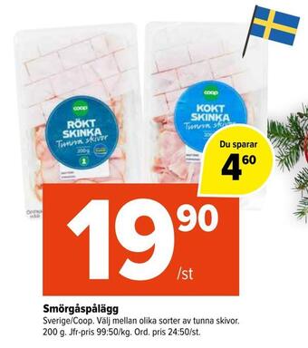 Coop Extra Smörgåspålägg erbjuda