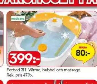Medisana fotbad