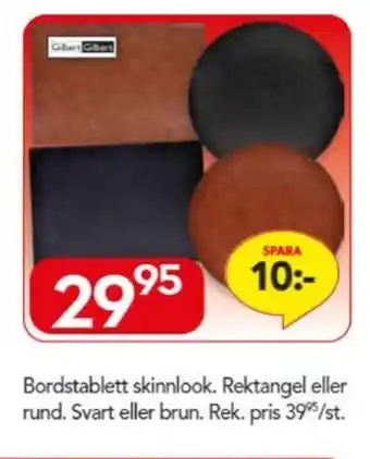 Gilbert bordstabletter