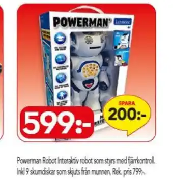 Bo Ohlsson Powerman robot erbjuda