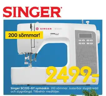 Rusta Singer symaskin erbjuda
