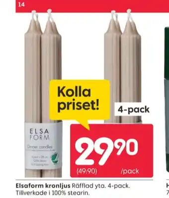 Rusta Elsa form kronljus erbjuda