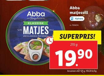 Lidl Abba matjessill erbjuda