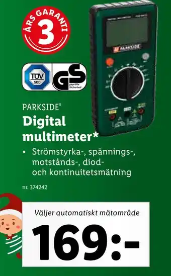 Lidl Digital multimeter erbjuda