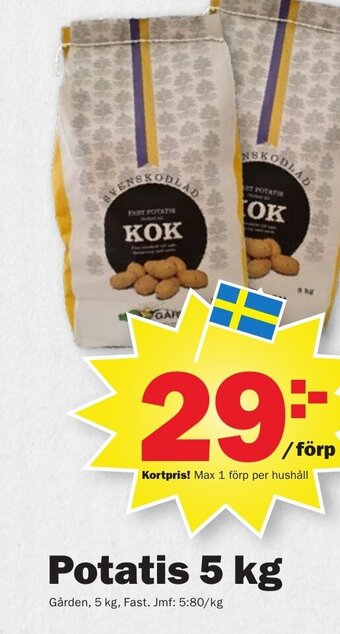 Pekås Potatis 5 Kg erbjuda
