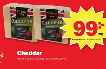 Pekås Cheddar erbjuda