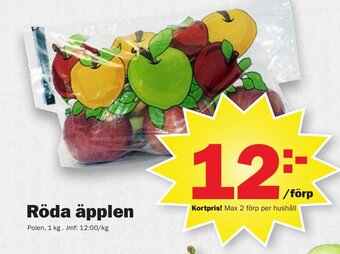 Pekås Röda Äpplen erbjuda