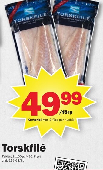 Pekås Torskfilé erbjuda