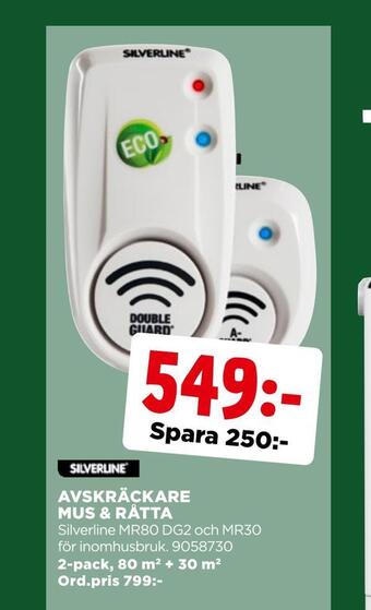 Jem&Fix Avskräckare mus & råtta erbjuda