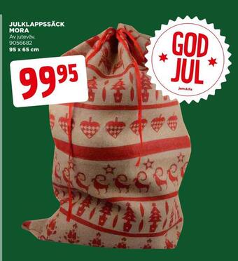 Jem&Fix Julklappssäck mora erbjuda