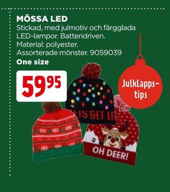 Jem&Fix Mössa led erbjuda