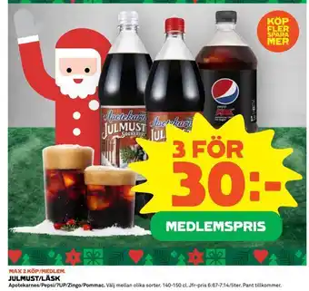 Coop Extra Julmust/läsk erbjuda