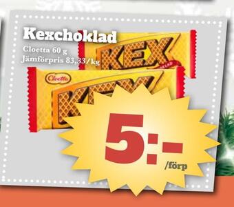 Bonum Matmarknad Kexchoklad erbjuda