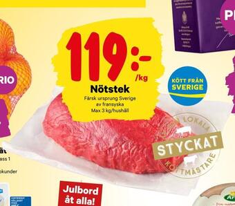 City Gross Nötstek erbjuda