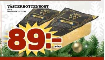 Bonum Matmarknad Västerbottensost erbjuda