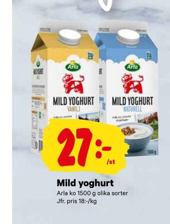 City Gross Mild yoghurt erbjuda