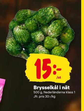 City Gross Brysselkål i nät erbjuda