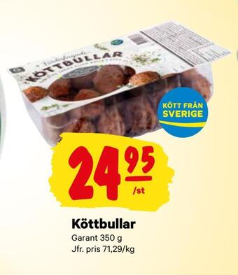 City Gross Köttbullar erbjuda