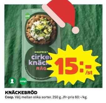 Coop Extra Knäckebröd erbjuda