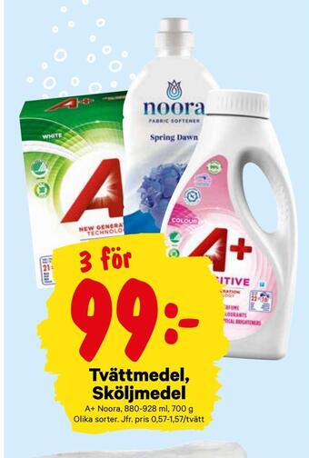 City Gross Tvättmedel, sköljmedel erbjuda