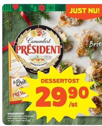 Coop Forum Dessertost erbjuda
