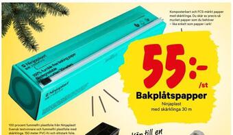 City Gross Bakplåtspapper erbjuda