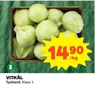 Coop Daglivs Vitkål erbjuda
