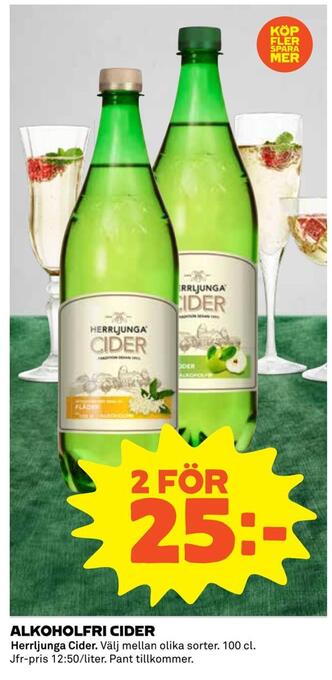 Coop Extra Alkoholfri cider erbjuda