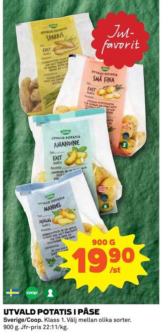 Coop Daglivs Utvald potatis i påse erbjuda
