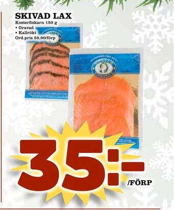 Din Mat Skivad lax erbjuda