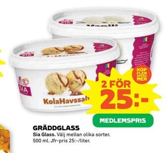 Stora Coop Gräddglass erbjuda