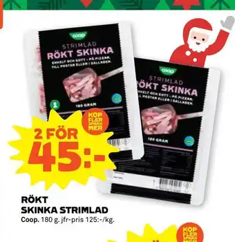 Stora Coop Rökt skinka strimlad erbjuda