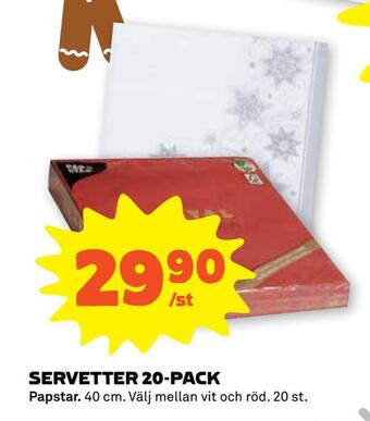 Stora Coop Servetter 20-pack erbjuda