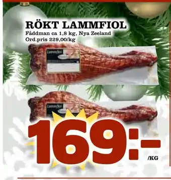 Rökt lammfiol