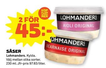 Stora Coop Såser erbjuda