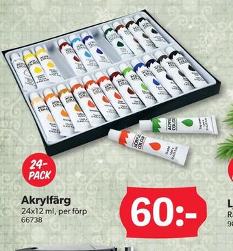 DollarStore Akrylfärg erbjuda