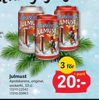 DollarStore Julmust erbjuda