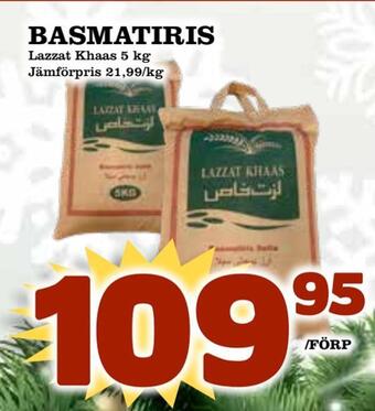 Matvärlden Tensta Basmatiris erbjuda