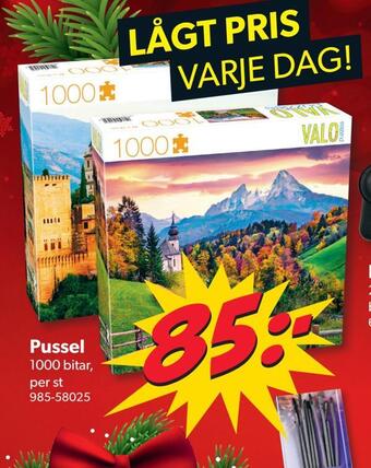 DollarStore Pussel erbjuda