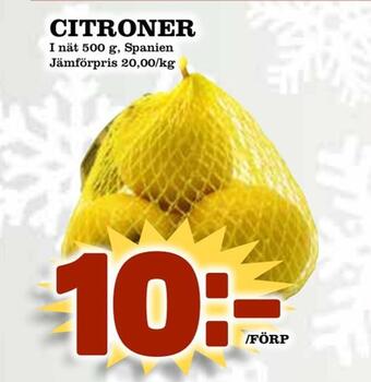 Matvärlden Tensta Citroner erbjuda