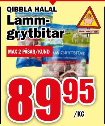 Matdax Lammgrytbitar erbjuda