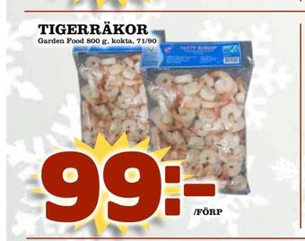 Matdax Tigerräkor erbjuda
