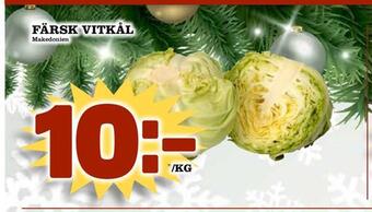 Matdax Färsk vitkål erbjuda