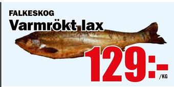 Matdax Varmrökt lax erbjuda